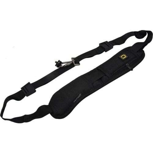 Quality Quick Rapid Camera Single Shoulder Decompression Sling Black Belt Strap for SLR DSLR
