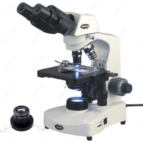 AmScope 40X-2000X 3W LED Siedentopf Binocular Darkfield Compound Microscope