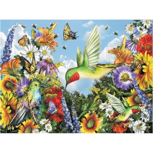 Fashion diamond painting full square/round-Birds and flowers-5d diy diamond embroidery mosaic sale Kid room decoration