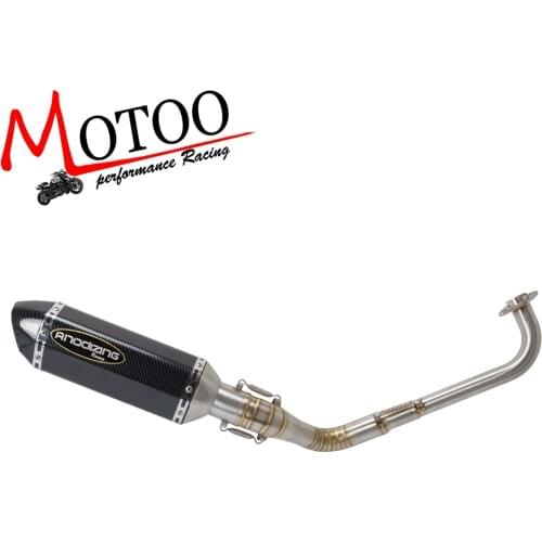 Motorcycle Full Exhaust System Header Loop Front Pipe For YAMAHA NMAX 155 125 NMAX155 NMAX125 N-MAX 125 155 SLIP-ON with Muffler