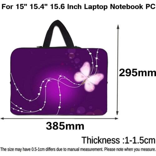 Soft Laptop Bag For Xiaomi HP Notebook Computer Laptop For Huawei MagicBook Macbook Pro Retina 15/ 15.6/ 15.4 Sleeve Case Cover