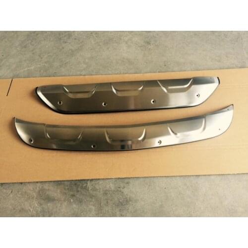 Stainless Steel Front+Rear Bumpers Car Accessories Bumper Guard board 2pcs Fit For Vauxhall Opel Mokka/Buick Encore 2013 -2020