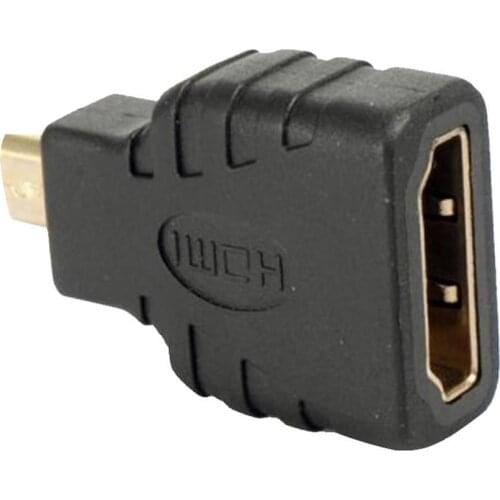 Portable Adapter for Raspberry Pi 4B Micro HDMI to HDMI Female Adapter Electronics Equipmen
