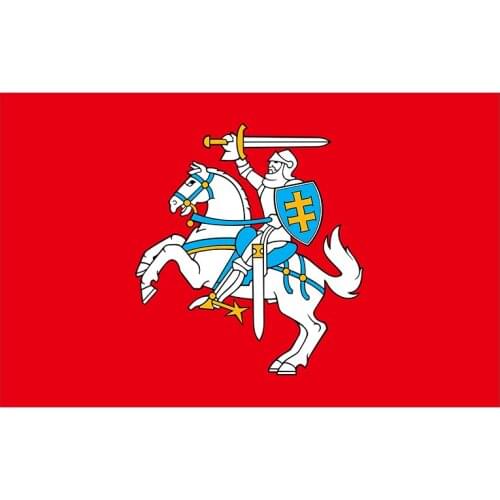 Posters and Prints Flag of Lithuania Flag State Polyester Banner Ensign Wall Art Canvas Painting for Living Room Home Decor