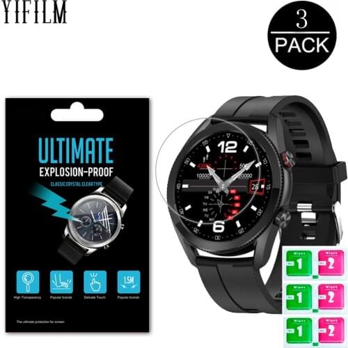 3Pcs HD Clear 5H Anti-Scratch Guard Film For Microwear L7 L9 L11 L12 L13 L15 L16 L19 Smart Watch Nano Anti-shock PET Film