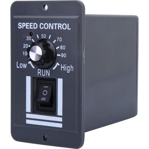 Motor Speed Controller DC12V-60V 10A CW/CCW Adjustable Speed with Switch Controller DC Motor Governor