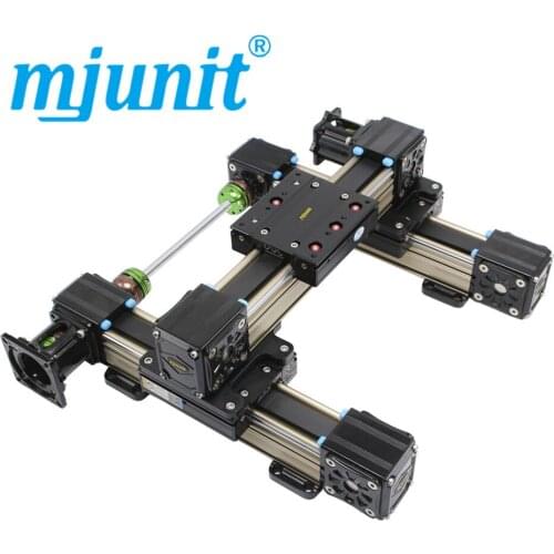 Mjunit synchronous belt drive linear guide rail module xyz axis linear slide for glue dispensing customized automatic manipulat