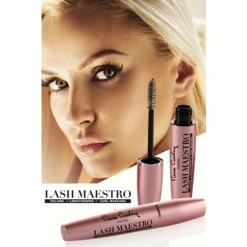 Pierre Cardin Lash Maestro Black Mascara Extension Black Thick & Lengthening Eye Lashes Makeup Cosmetics Mascara Volume