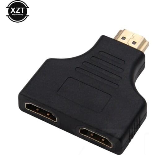 1080P 1.4 HDMI Port Male To 2 Female 1 In 2 Cable Switch Out Splitter Adapter Converter DVD Audio For HD TV Tablet HOT SALE