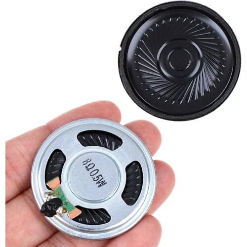 2PCS 8 Ohm 0.5W Horn Speaker 40MM 4CM Diameter 8R 0.5W Small Loudspeaker Electronic