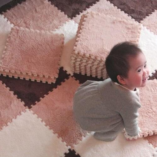 2021 New Hot 30cm Foldable Warm Soft EVA Foam Mat Kids Baby Play Crawling Carpet Floor Puzzle Pad Rug Living Room DIY Decor Rugs