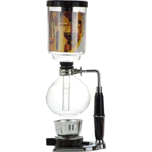 300/500ml Glass Tabletop Siphon (Syphon) Coffee Maker 5 Cups Espresso Coffee accessories