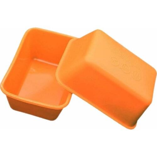 ANGRLY 5pc Rectangle Silicone Small Loaf Pan Silicone Muffin Baking Cups Cupcake Mold Baking Tools Muffin Soap Cupcake Molds