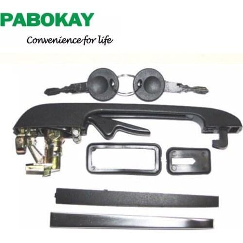 Car Front Rear Left Right Outer Door Handle with Keys for VW Golf Jetta MK1/MK2 DERBY POLO 191837205 191837205A