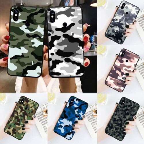 Camo military Army Phone Case For Xiaomi Redmi Note 4 4x 5 6 7 8 pro S2 PLUS 6A PRO