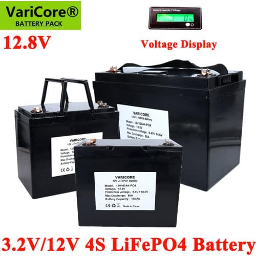12V 100Ah 120Ah 180Ah LiFePO4 battery 12.8V Lithium iron phospha For RV Campers Golf Cart Off-Road Off-grid Solar Wind batteries
