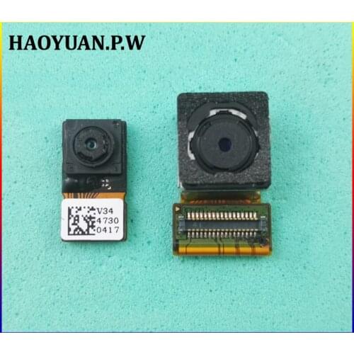 HAOYUAN.P.W Original Rear Front Back Camera Module With Flex Cable Ribbon Replacement For Sony Xperia T3 M50W D5103 D5102 D5106