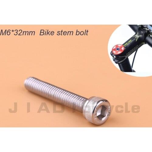 MUQZI M6/35mm MTB Headset Stem Bolt Bike Bolts Screw Bicycle Stem Headset Lengthen Bolt