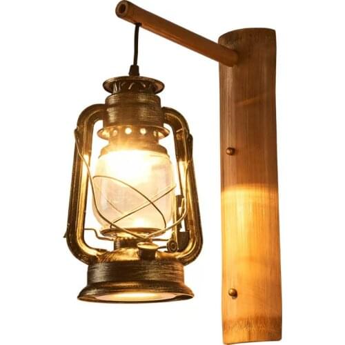 Wall Lamp Retro horse lantern wall lamp antique kerosene lamp tea house inn Mintu decoration hot pot restaurant Lamp