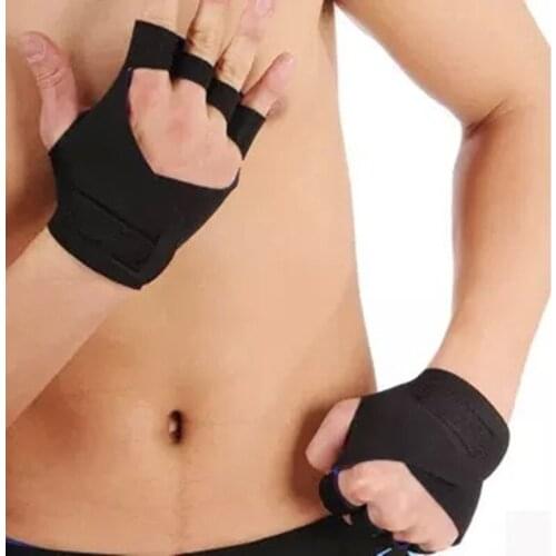 Fingerless Fitness Gloves For Men Women Weightlifting Exercise Body Workout Mittens Luvas Training Sports Guantes Gym Gloves
