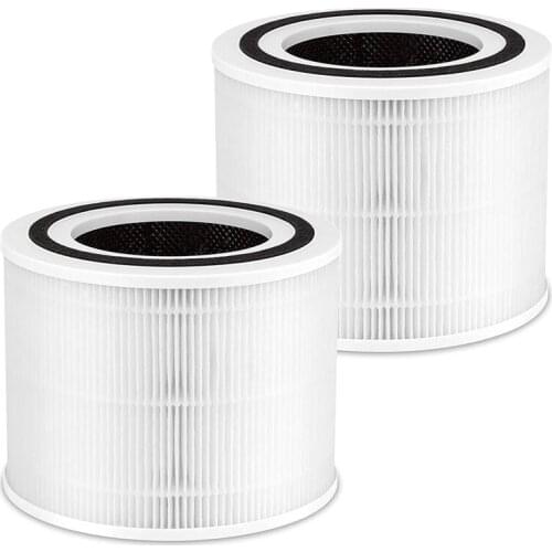 Replacement True HEPA Filter Compatible for LEVOIT Core 300 and Core P350, 3-In-1 H13 HEPA Pre-Filter