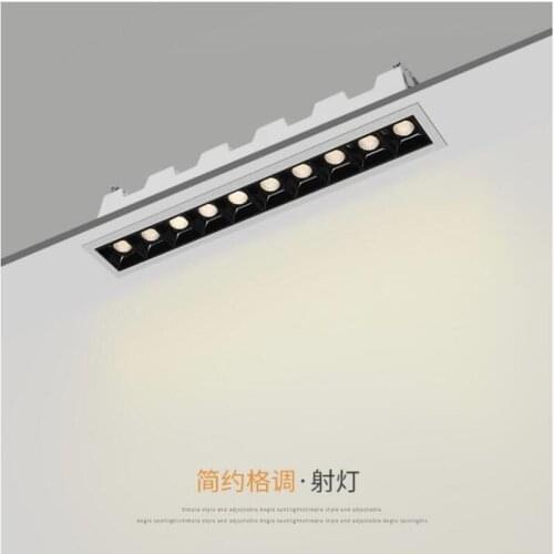 High Quality LED 2W 4W 10W 20W 30W Downlight Spot Light Indoor Recessed Ceiling Lighting Linear Laser Blade Ceiling Line Lamp