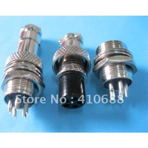 XLR Audio Cable Connector 5 Pin 12mm Chassis Moun 6 Pcs Per Lot Brand New Hot Sale