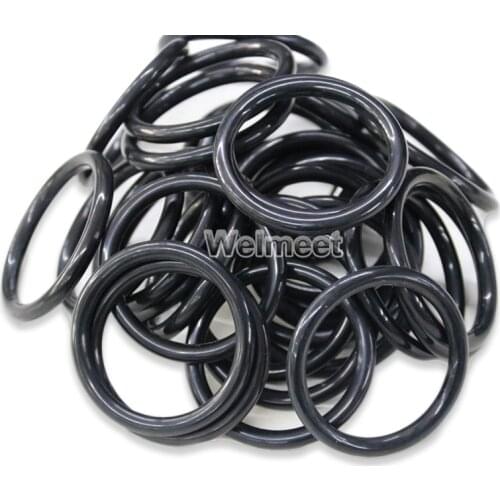 10pcs Wire Diameter 1.9mm OD5-150mm Oil Resistant NBR Nitrile Sealing Ring Butadiene Rubber O-Ring Seal Gasket