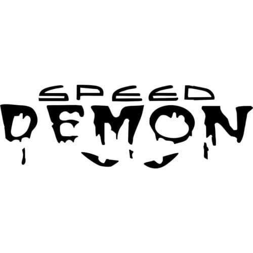 12.7cm*4m Speed Demon Fashion Vinyl Decor Car Stickers Decals S4-0806