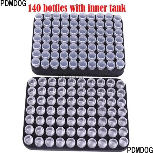 140 slot foam with bottle Diamond Painting Cross Stitch Accessories Tool Container Storage 5D Embroidery Mosaic Gift For case