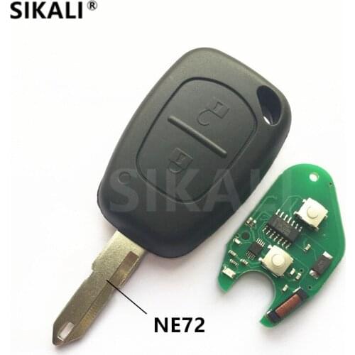 2 buttons Car Remote Key for Nissan Interstar Primestar PCF7946 Chip 2004 2005 2006 2007 2008 2009 2010