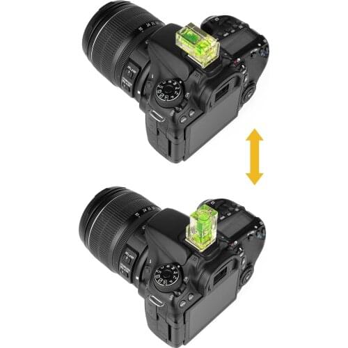 2 Axis Bubble Spirit Level Hot Shoe Adapter Dslr Slr Camera Photography Accessories for Canon for Nikon Olympus Camera SLR