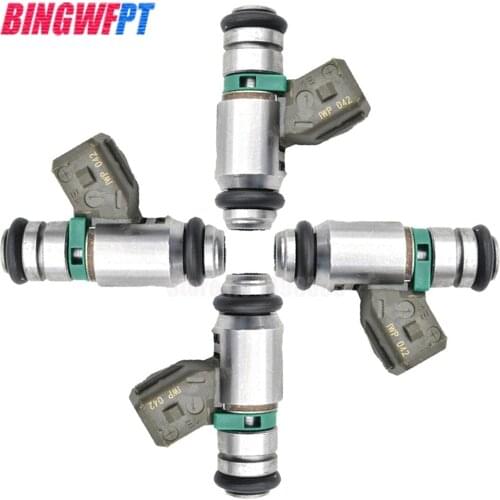4pcs/lot 100% working Flow Test Petrol Fuel Injector IWP042 IWP 042 For Renault Clio SPORT 172/182 Megane Scenic Traffic Espace