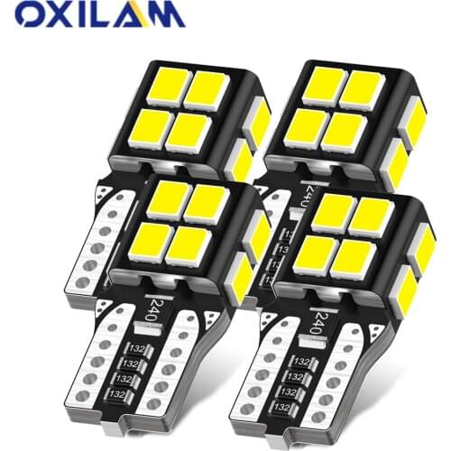 4PCS Car T10 W5W LED Light Bulb 2835 14SMD 2W 170LM 194 168 2825 Interior Map Dome Lights Car Accessories For Lada Vesta Granta