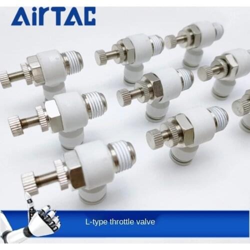 AirTAC Pneumatic Fitting Speed Controll Joint Value ASL-4-M5-01-02-6-03-04-8-10-12-04