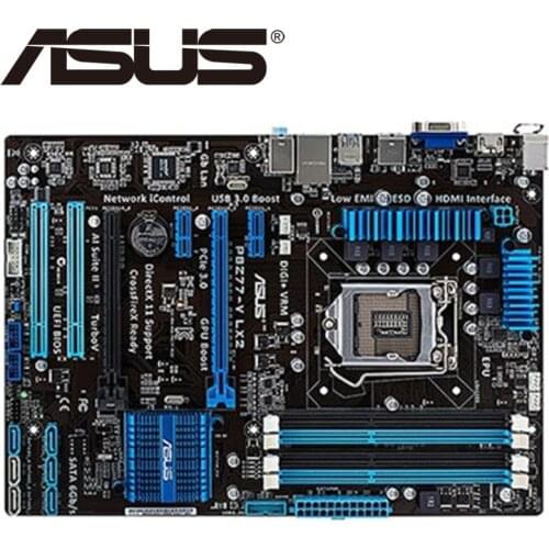 Asus P8Z77-V LX2 Desktop Motherboard Z77 Socket LGA 1155 i3 i5 i7 DDR3 32G ATX UEFI BIOS Original Used Mainboard On Sale