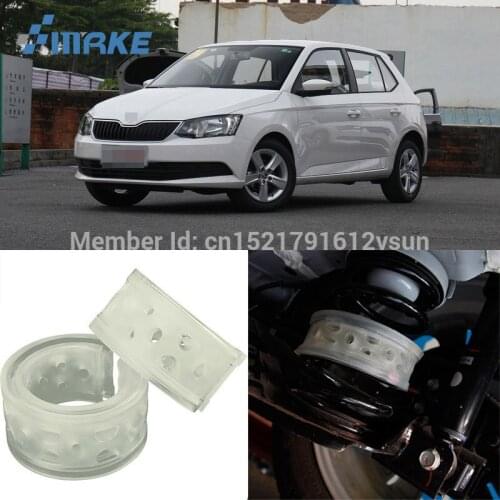 SmRKE For Skoda Fabia Car Auto Shock Absorber Spring Buffer Bumper Power Cushion Damper Front/Rear High Quality SEBS