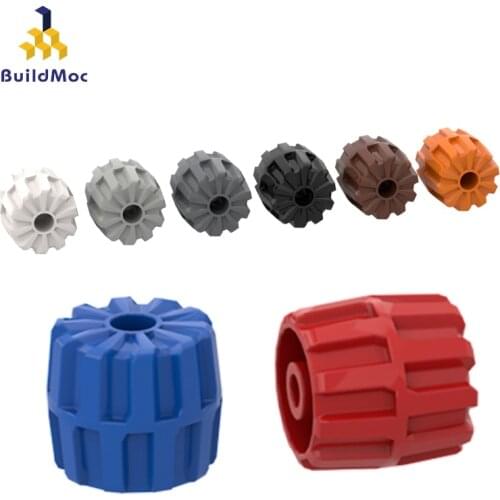 BuildMOC Assembles Particles 6118 24mm small hard wheels Building Blocks Parts DIY LOGO Educational