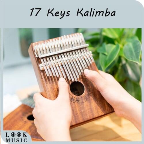 Thumb Piano Kalimba 17-tone Finger Piano Beginner Entry Portable Instrument Kalimba Wood Color Kalimba