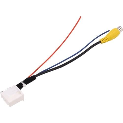 16 Pin Car Rear View Camera Adapter Cable Parking Backup Camera Video Cable Adapter Navigation DVD Reverse Camera Adapter Cable