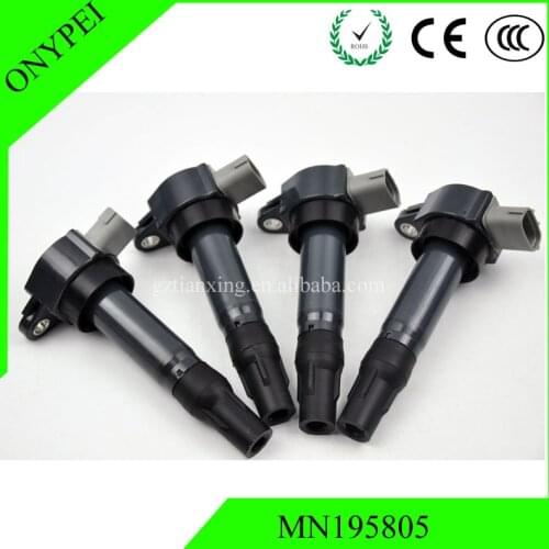 4 PCS Ignition Coil MN195805 For Mitsubishi Colt VI VII 1.3L ASX Lancer Sportback 1.6L