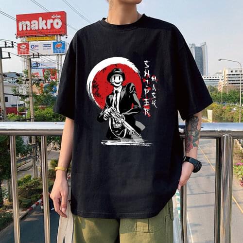 High-Rise Invasion Classic Men T-shirts Anime Print Summer T Shirt for Men Streetwear Harajuku T-Shirt Manga Tee Shirt Clothes