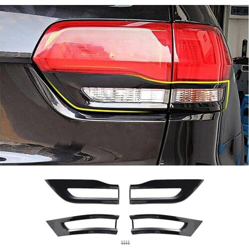 Tail Light Cover Tail Lamp Trim Bezel for Jeep Grand Cherokee 2014 2015 2016 2017 2018 2019 2020