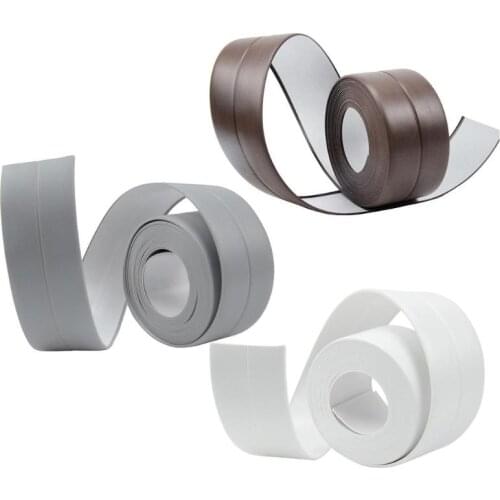 Kitchen Bath Wall PVC Sealing Strip Tape 3.2m Shower Sink Self Adhesive Wall Sticker Sink Edge Tape Waterproof Mold Proof