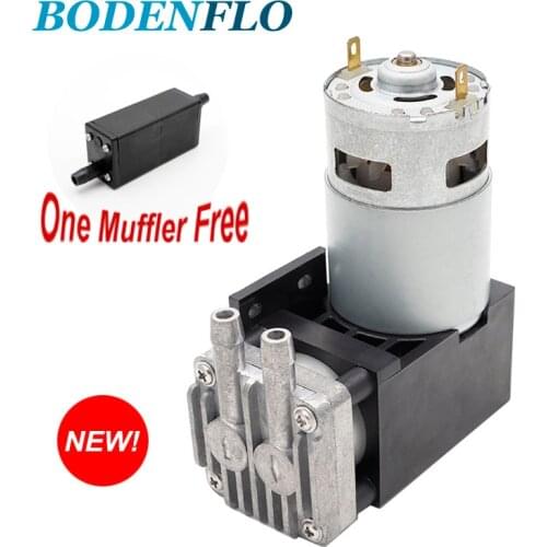 New BD-07V DC12V Mini Small Oilless Vacuum Pump -85KPa Aluminum Pump Head Brush Motor With Pistion Structure High Quality