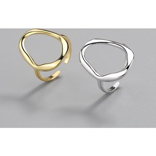 New Trendy Charm Circle Rings For Women Men Boho Knuckle Party Rings Punk Cocktail Jewelry Girls Gift anillos bijoux