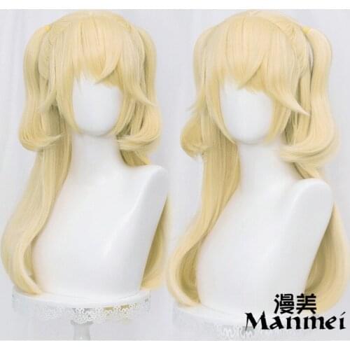 Game Genshin Impact Fischl Cosplay Wig Cosplay Halloween Christmas Gift Fancy Stage Performance Props Anime Decor