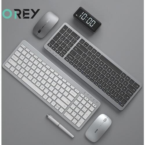 Rechargeable 2.4G Wireless Keyboard Mouse Combo For Macbook Pro PC Gamer Computer Laptop Magic Gaming Keyboard Mouse Set Keypad
