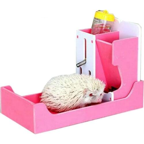 1PCS Mini Hedgehog three-in-one food bowl hamster drinking fountains Guinea pig Netherlands pig small pet supplies WJ103111