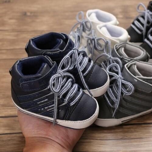 Cute Toddler Unisex Baby Soft Sole Cotton Crib Shoes Anti-slip Sneaker Prewalker